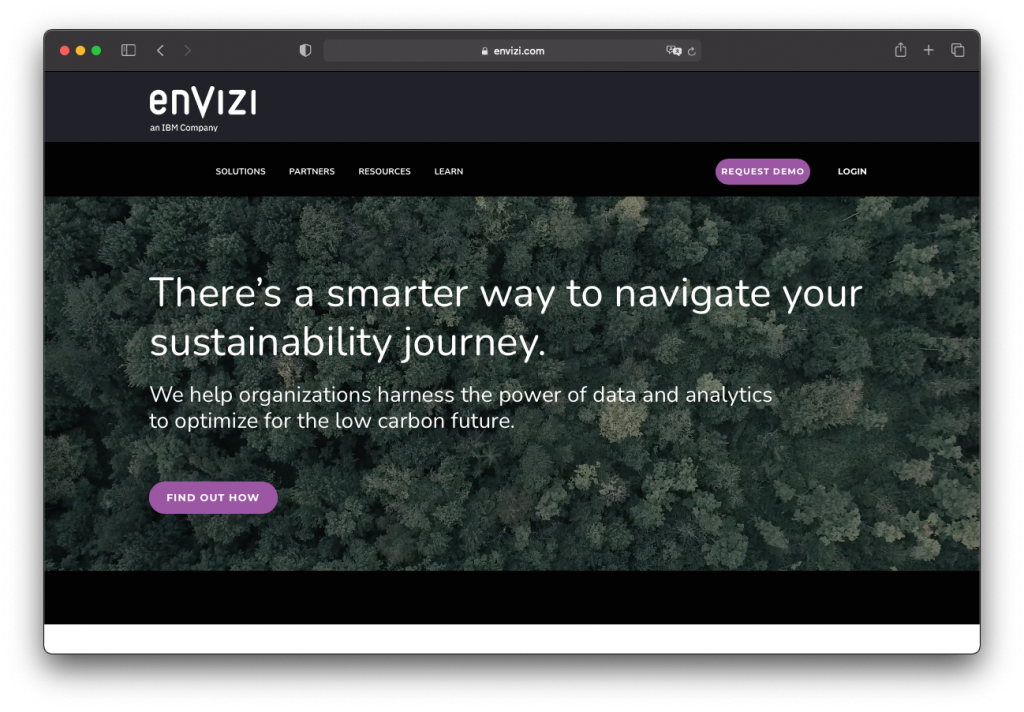 Foto: Greentech IBM Umweltmanagement-Software / Screenshot IBM Envizi