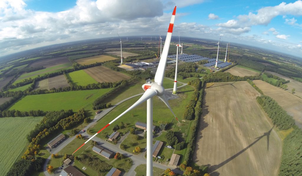 Windpark Windenergie-Anlage / Enercon
