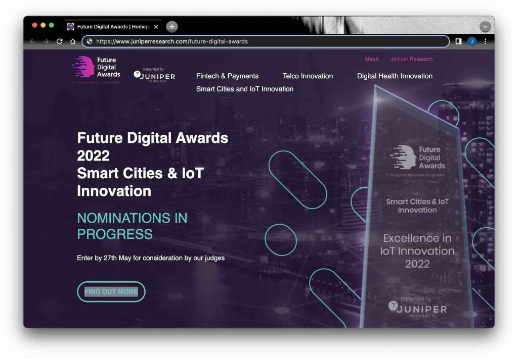 Greentech Awards: Future Digital Award 2022 Juniper