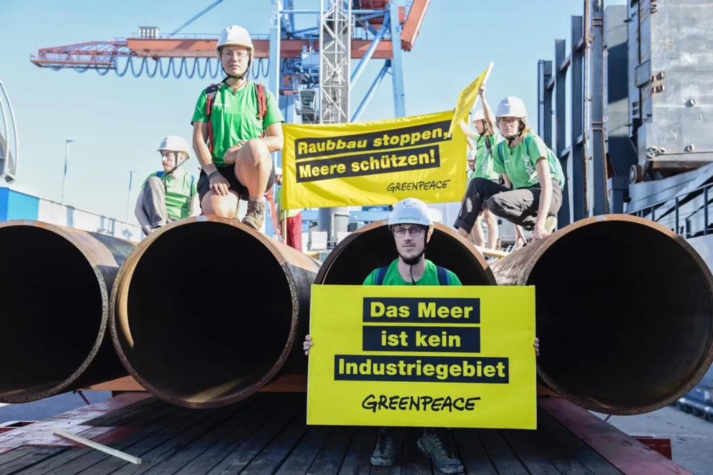 Greenpeace Protest gegen Gas Pipeline Projekt von RWE in Australien / Foto: Greenpeace