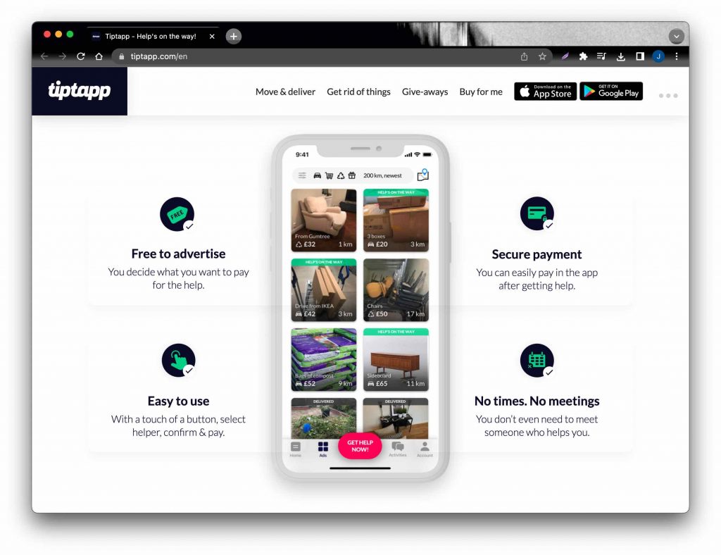 tipp tapp app recycling sperrmuell greentech app