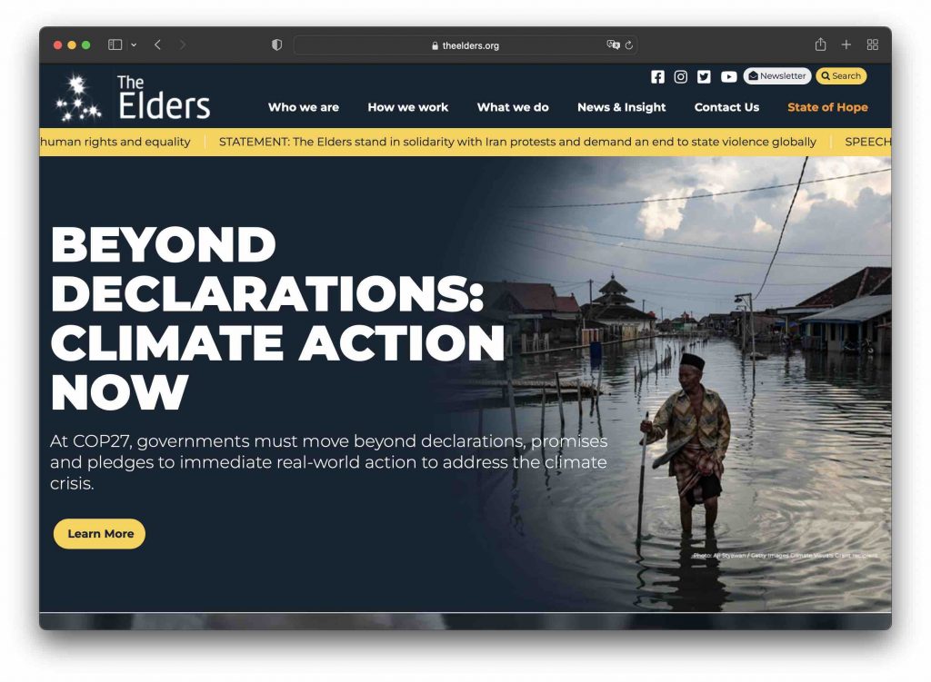 The Elder COP27 Klima Greentech Live