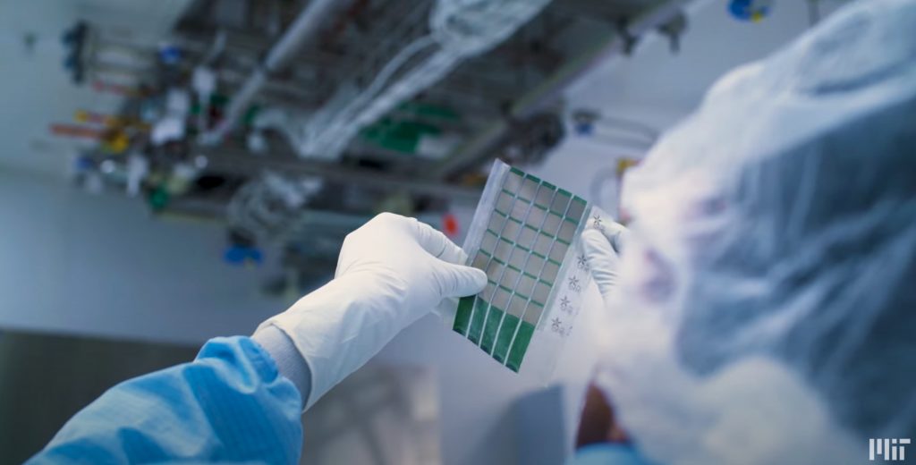 Gedruckte Solar-Zellen - Foto: MIT / Screenshot Greentech.Live