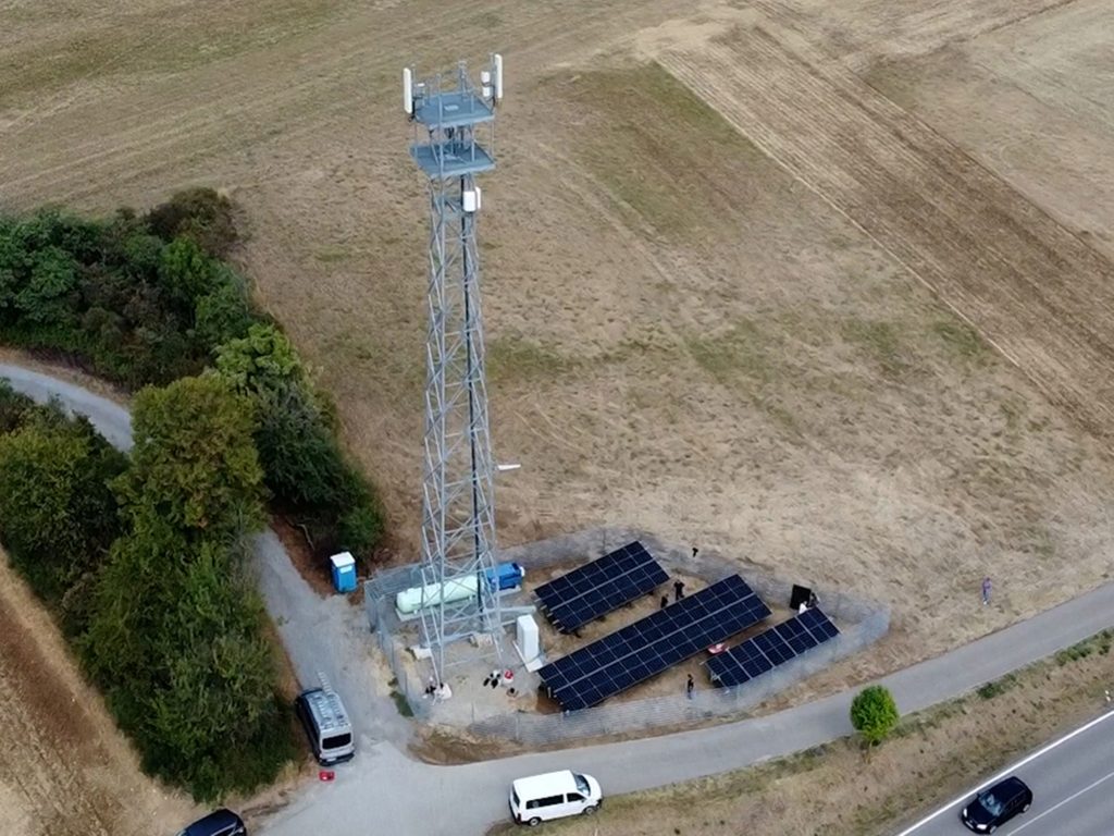 Telekom Mobilfunk Anlage Solarstrom Energie Greentech Live - Foto Telekom