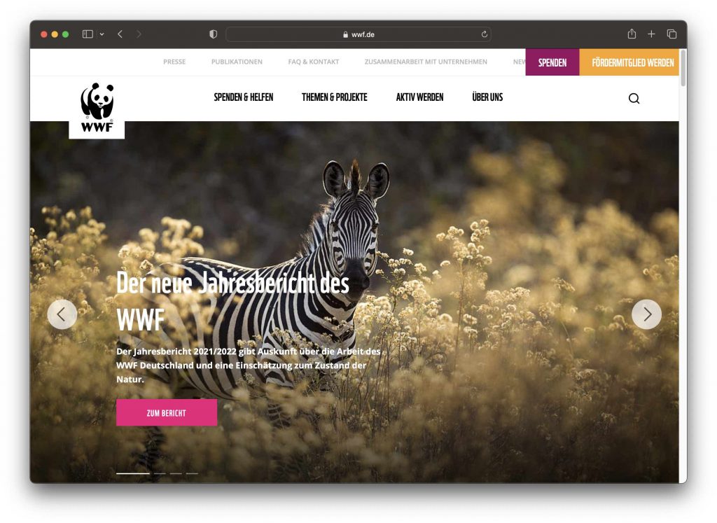 WWF Umweltschutz Natur Greentech