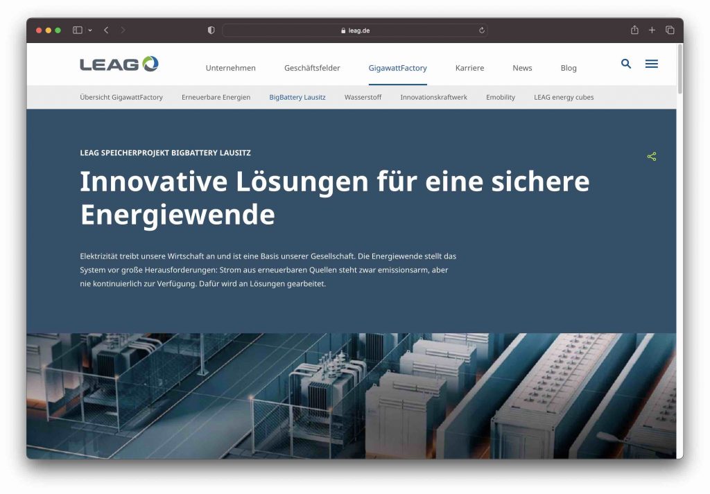 Leag Energieversorger Kohle Greentech erneuerbare Energien Kopie