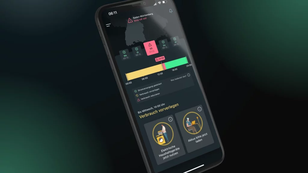 Transnet BW Strom App Energie Greentech