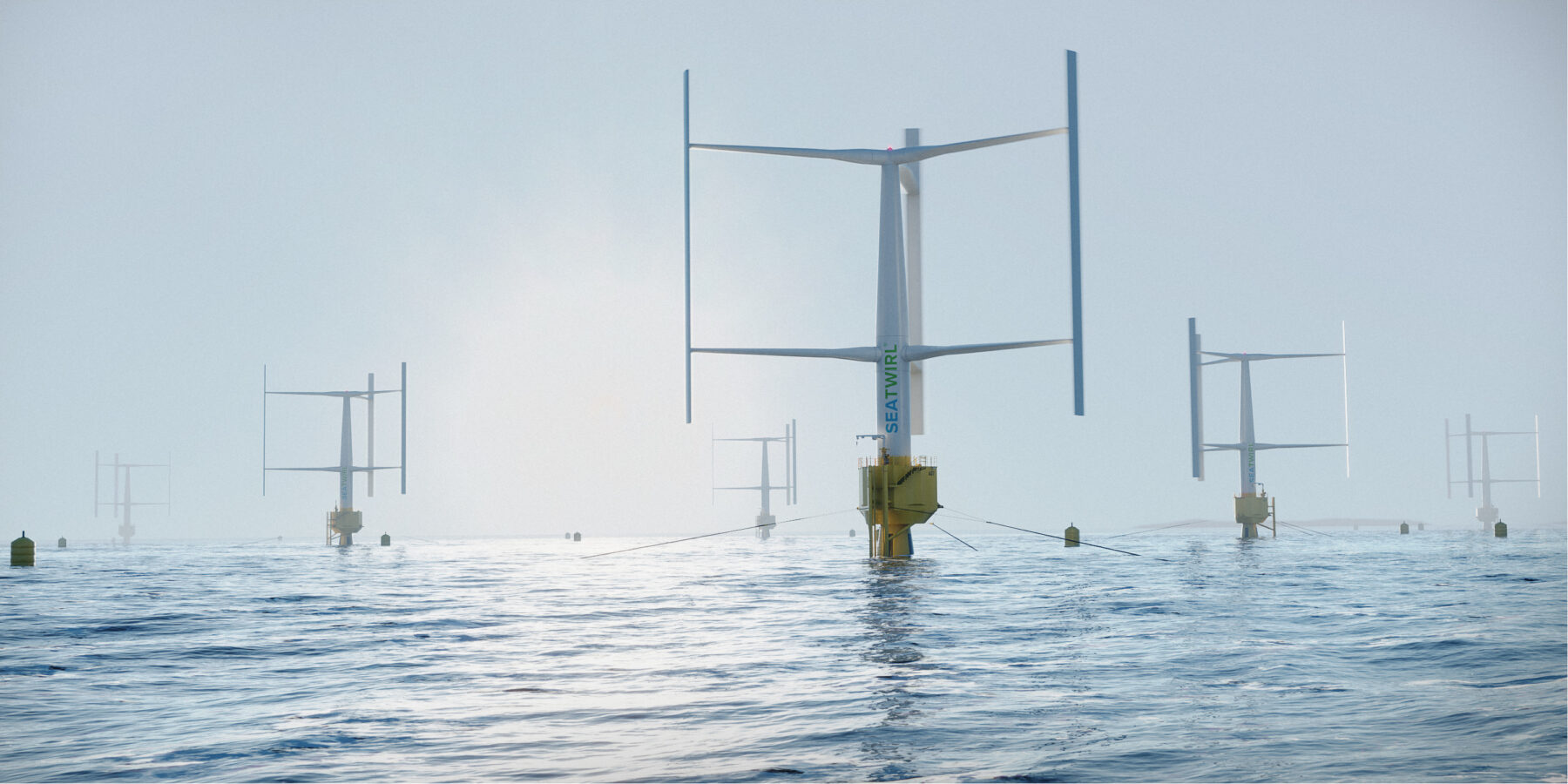 Seatwirl Windenergie vertikal Greentech Norwegen x2
