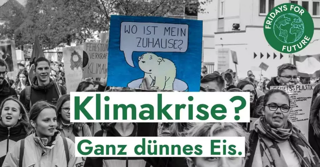 FFF Fridays for future Klimastreik Greentech