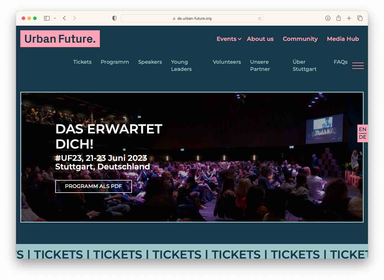Greentech Events Urban Future Konferenz Stuttgart