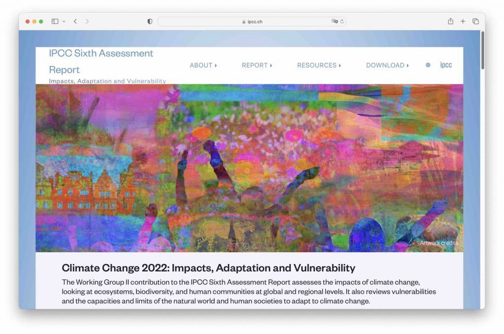 IPCC REPORT KLIMAWANDEL FORSCHER. Foto: Greentech.LIVE Screen