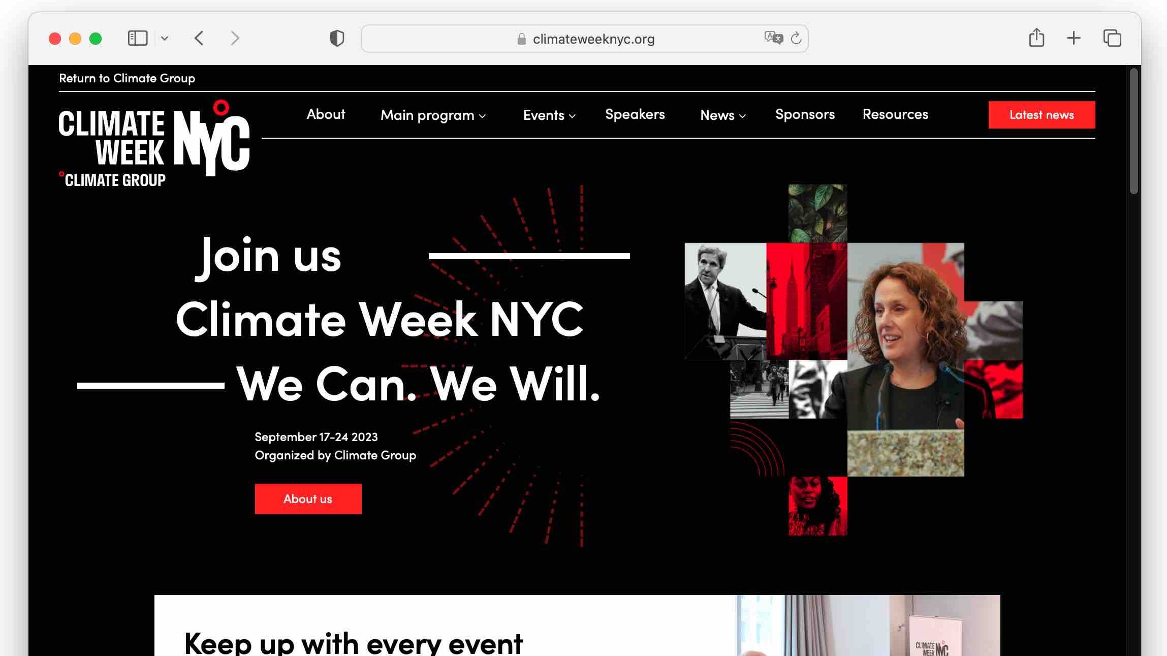Greentech Events Termine ClimateWeek NYC