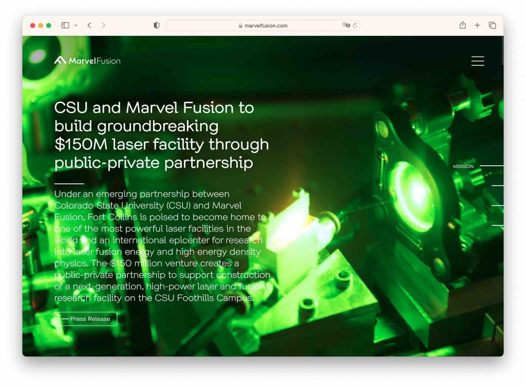 Greentech Marvel Fusion Energie Startup Muenchen USA