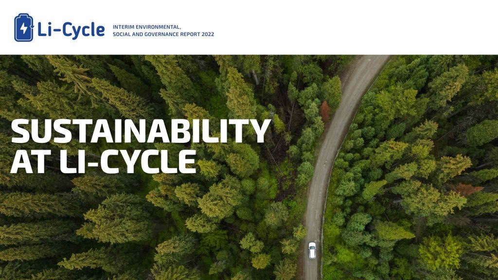 Greentech Recycling Li-Cycle startet größte Recycling-Anlagen Lithium-Ionen-Akkus in EU Key Visual