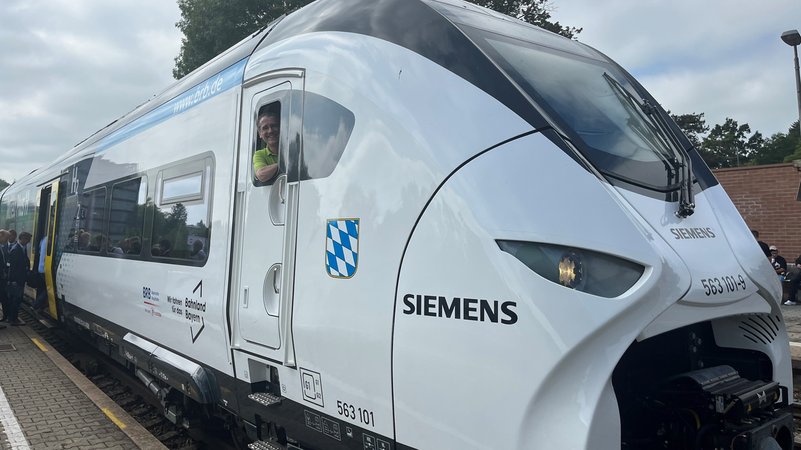 Greentech Siemens Wasserstoff-Zug Allgaeu