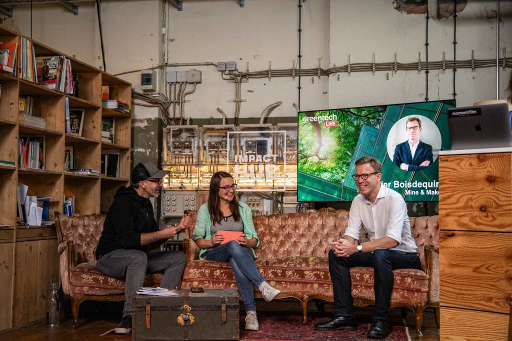 Greentech LIVE Konferenz Gauthier Boisdequin Mine & Make