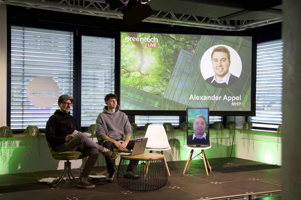 Greentech Live Conference Alexander Appel MHP