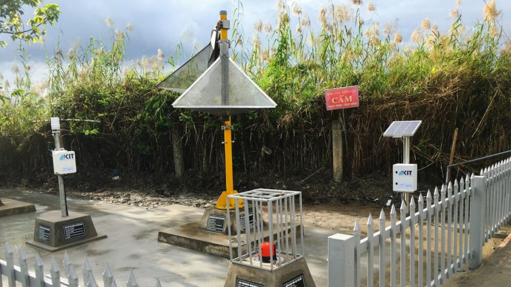 Greentech KIT untersucht Verlust von Land und Frischwasser-Vorkommen im Mekong-Delta Vietnam. Foto: Felix Doerr KIT