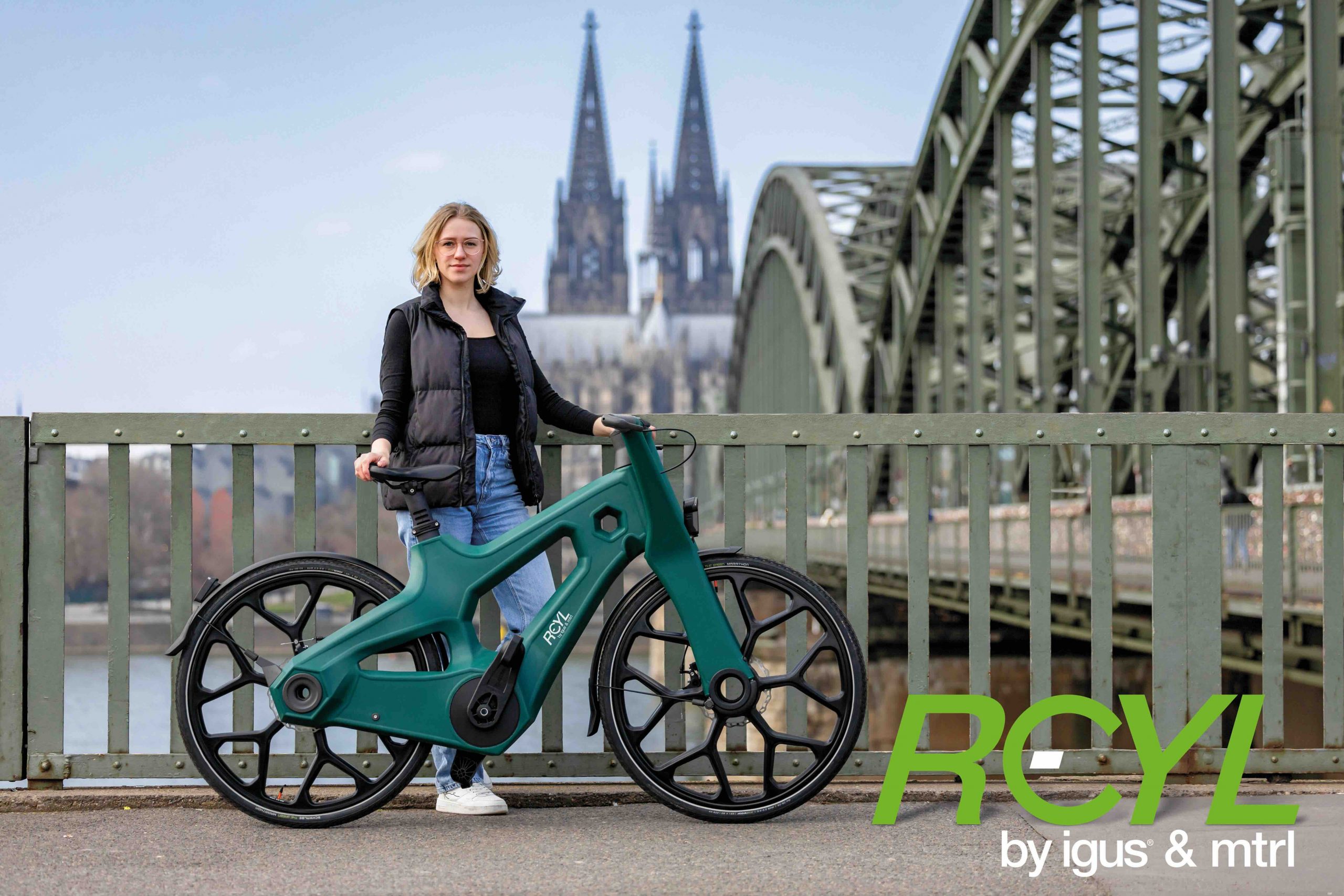 Greentech Fahrrad Igus Kunststoff Bike RCYL von Igus und MTRL