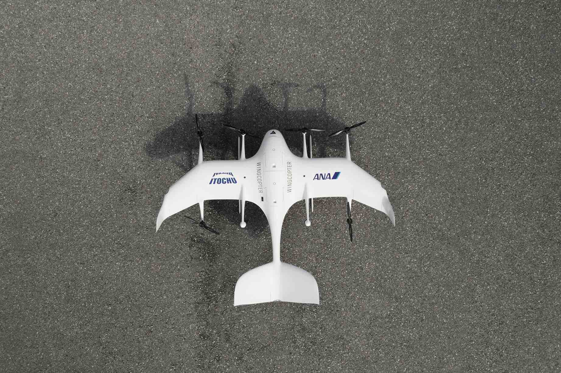 Greentech Drohne Blut Konserve Japan Wingcopter