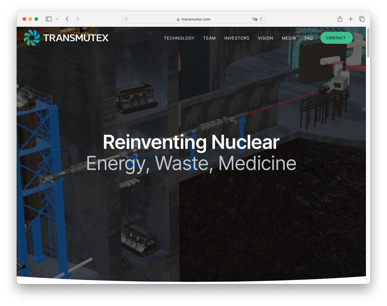 Schwizer Greentech Startup Transmutex will Atommüll recyclen