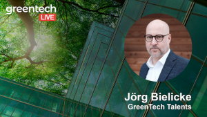 Greentech.LIVE Conference: Wie Jörg Bielicke mit GreenTechTalents junge Talente für die Energiewende...
