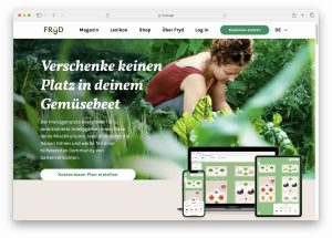 Greentech App Fryd Garten Planung