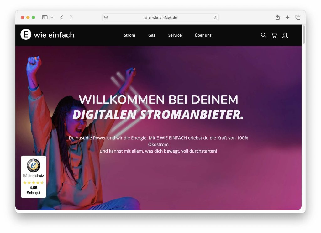 Greentech Energie E Wie einfach Oeko Strom Anbieter