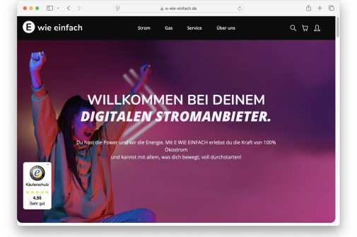 Greentech Energie E Wie einfach Oeko Strom Anbieter
