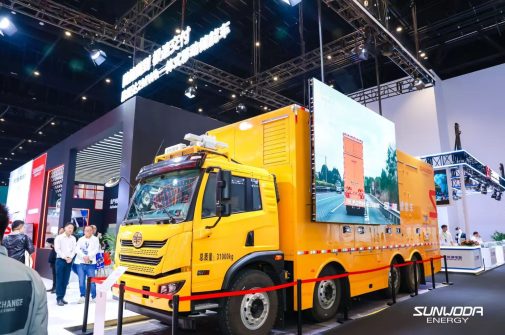 Greentech Mega Batterie Speicher Truck LKW Sunwoda Car