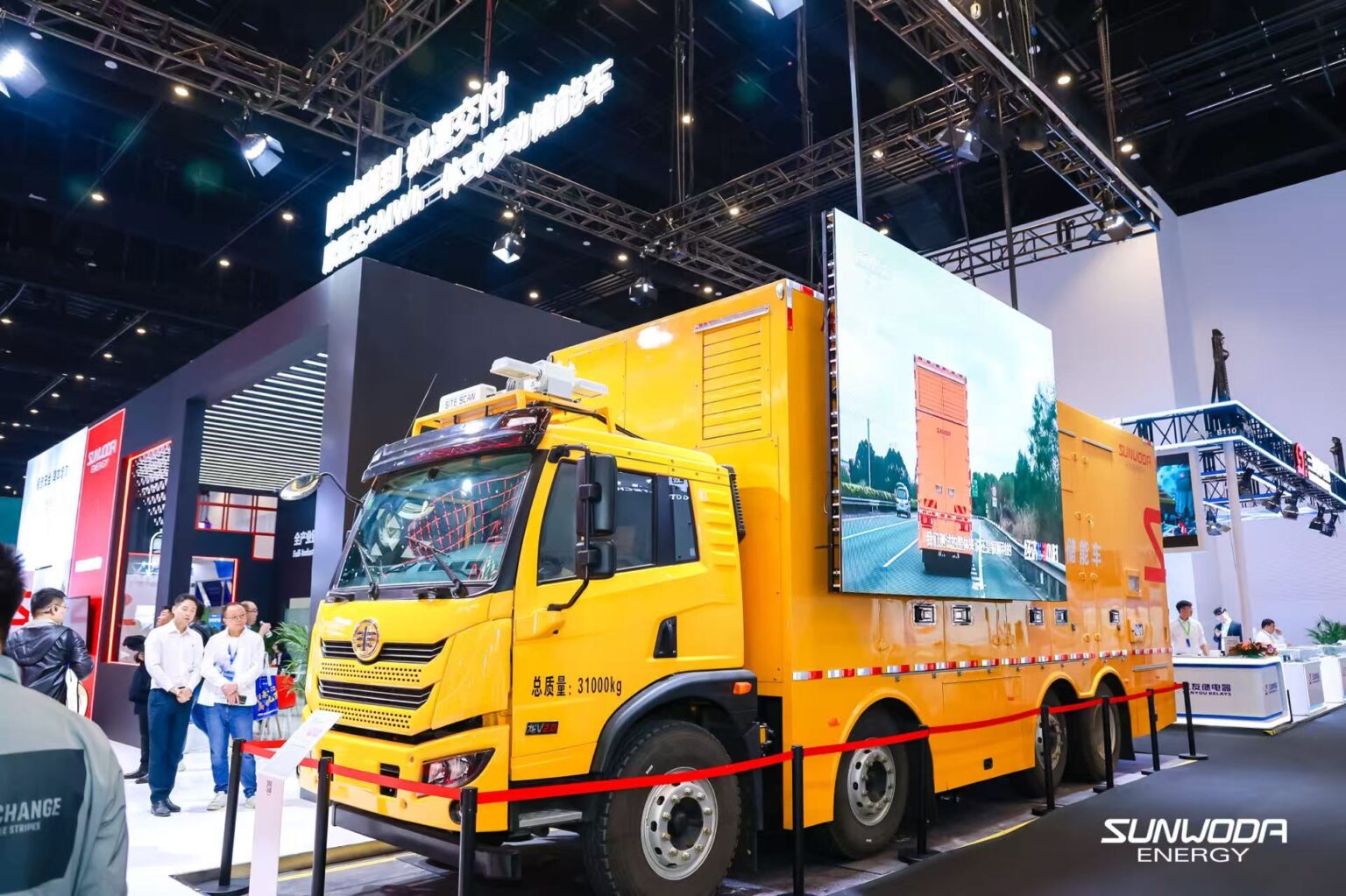 Greentech Mega Batterie Speicher Truck LKW Sunwoda Car