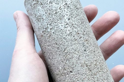 Greentech Building Bio Beton aud pipi menschlichem Urin - Foto Uni Stuttgart