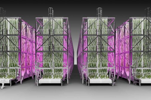Greentech Messe Körber Technologies Veganz präsentieren Orbifarm Technologie für effizientes Indoor-Farming -vertikale Landwirtschaft. Foto Veganz