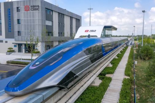 Greentech Mobility China testet Magnetschwebebahn mit 650 km:h Weltrekord. Foto: CRRC