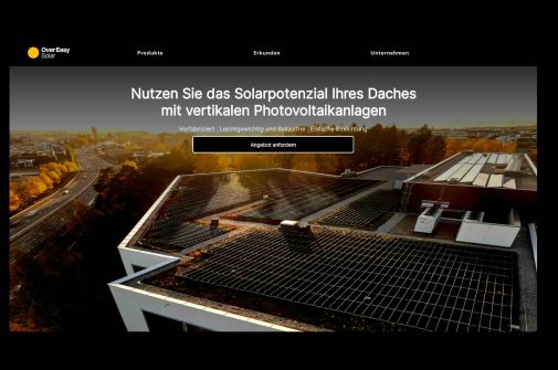 Greentech Over Easy Solar. Foto Screenshot