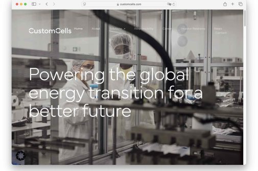 Greentech CustomCells Batterien Energiewende