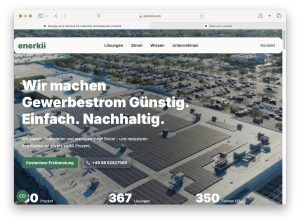 Greentech EnerKii Funding VC Finanzierung