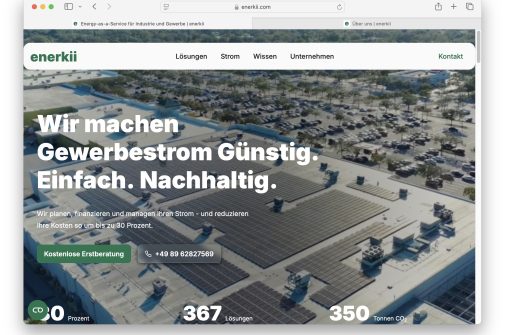 Greentech EnerKii Funding VC Finanzierung
