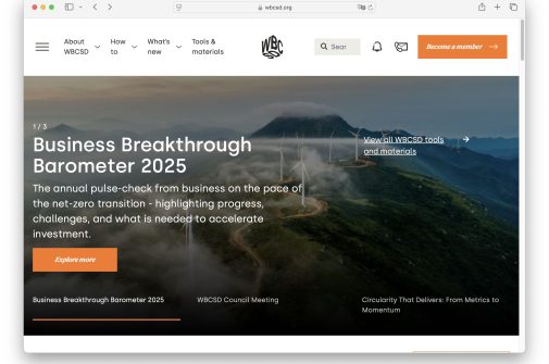Greentech LIVE WBCSD Council Meeting s