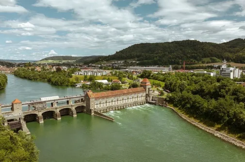Wasserkraftwerk Laufenburg Foto NaturEnergie Holding