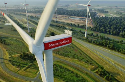 reentech Wind-Energie Mercedes Benz