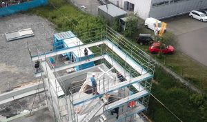 Greentech Building Bau Vaulted Green Building Beton. Foto Screenshot Vaulted