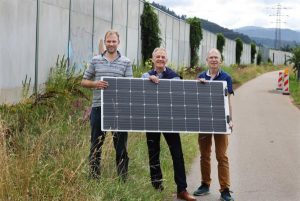 Greentech LIVE Solarprojekt Laermschutzwand Bürger Energie Ortenau eG erhält Förderzusage - Pressefoto