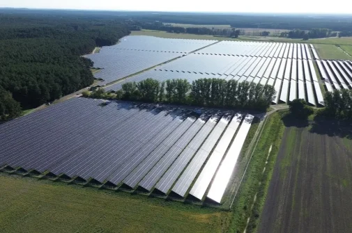 Greentech Solar: Foto GPJOULE Solarpark Frankenförde